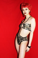 Load image into Gallery viewer, ‘GRRRL’ TIGER PRINT TWO PIECE SWIMWEAR
