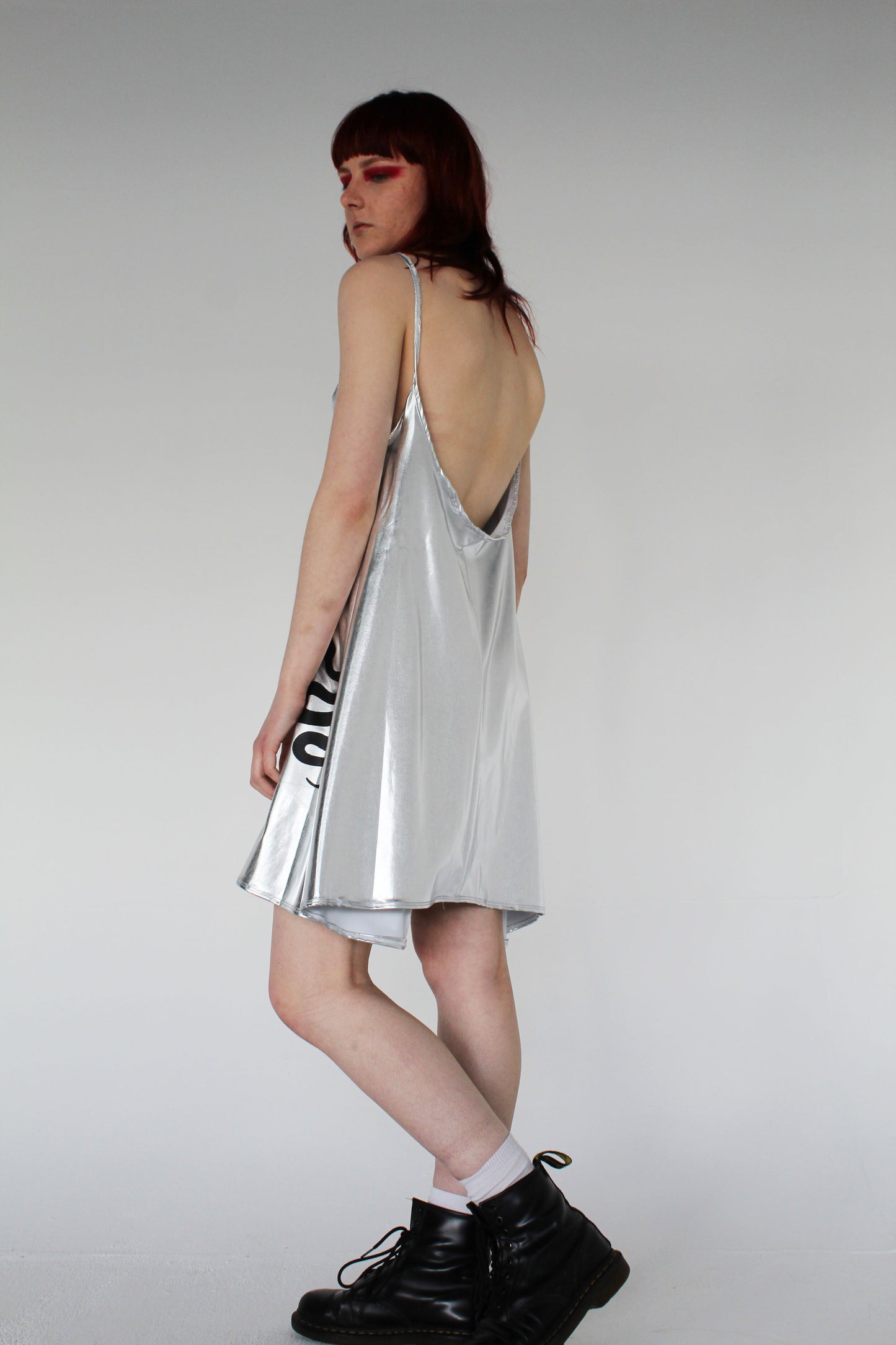 Silver snake dress