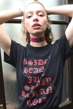 Load image into Gallery viewer, &#39;SLEAZY ROCK N ROLL&#39; BLACK TSHIRT
