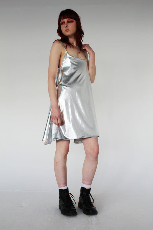 Silver snake dress