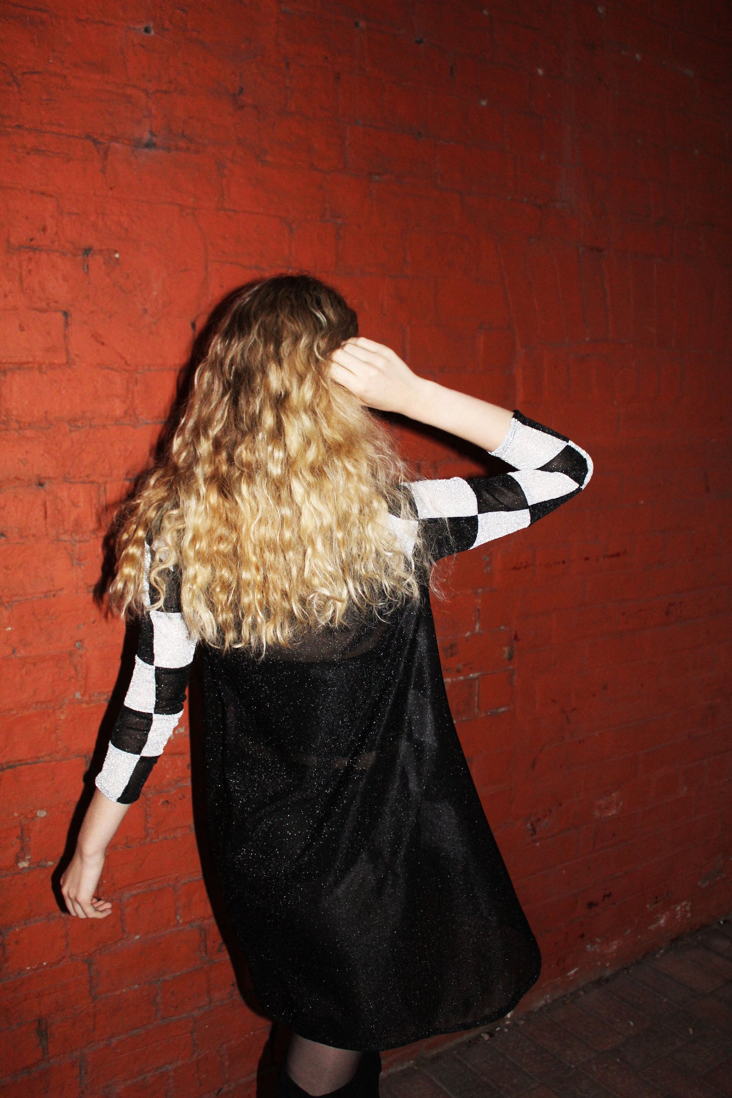 CHECKERED MINI DRESS