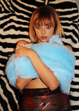 Load image into Gallery viewer, Baby Blue Faux Fur Body Wrap
