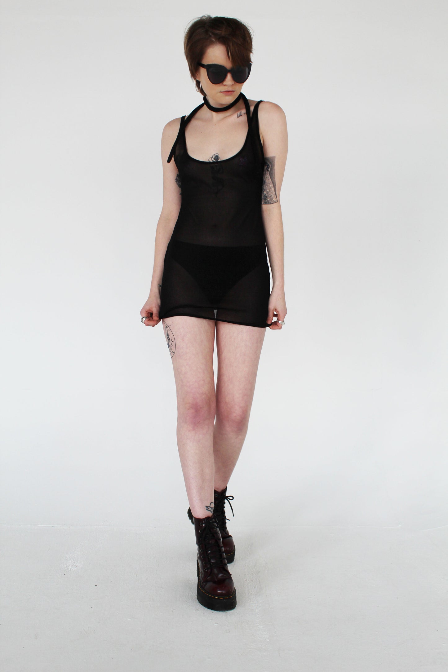 Rock n roll queen black mini set