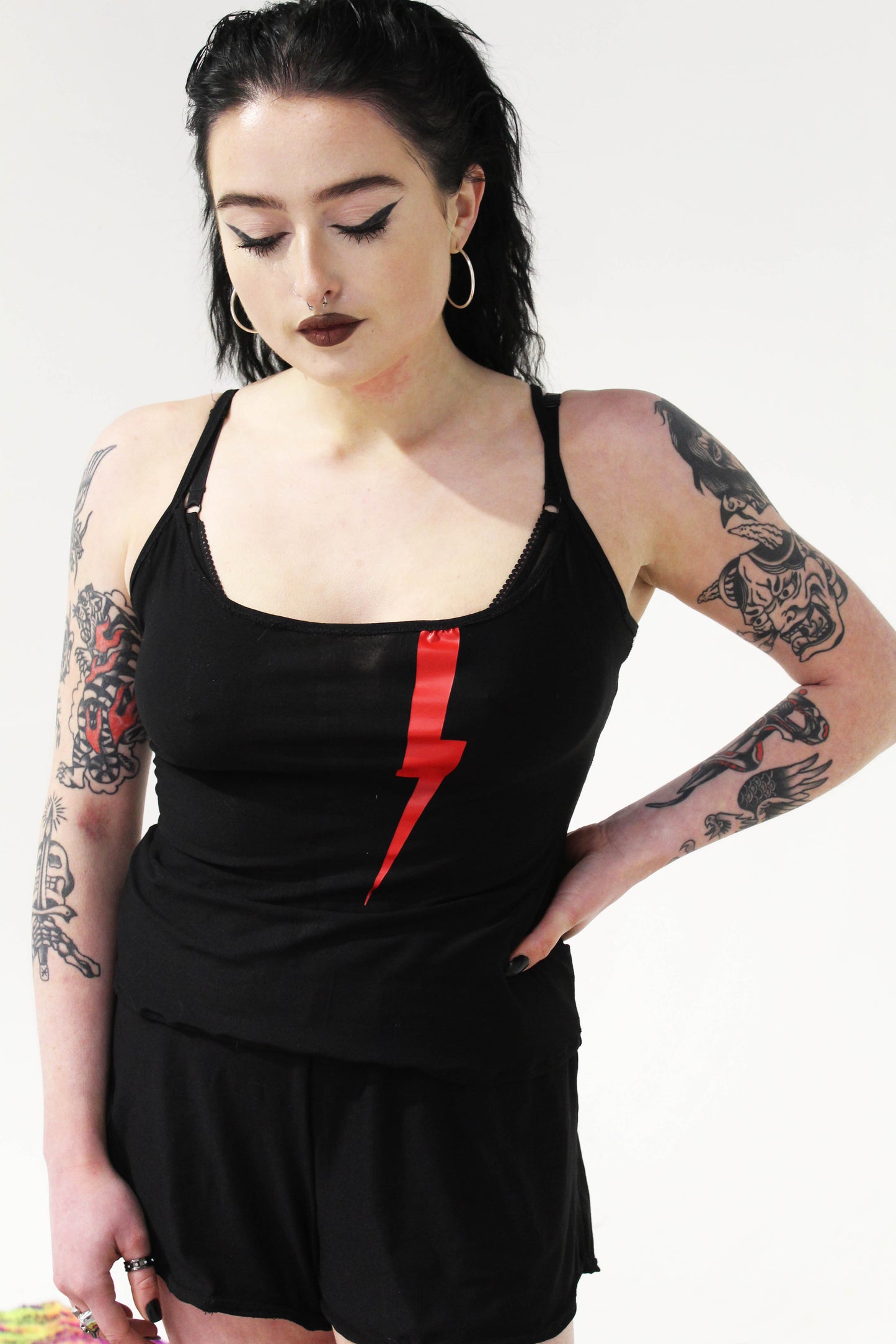 Black lounge shorts