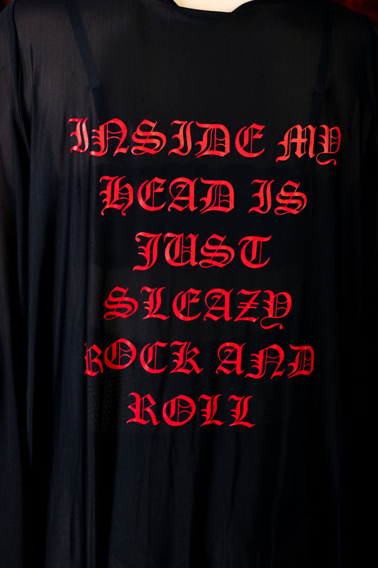 SLEAZY ROCK AND ROLL MAXI ROBE