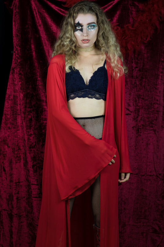 BOWIE BABY SHEER MAXI ROBE