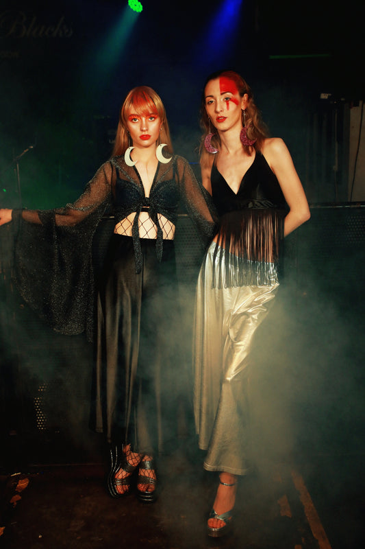 Black Extra Flare Culottes