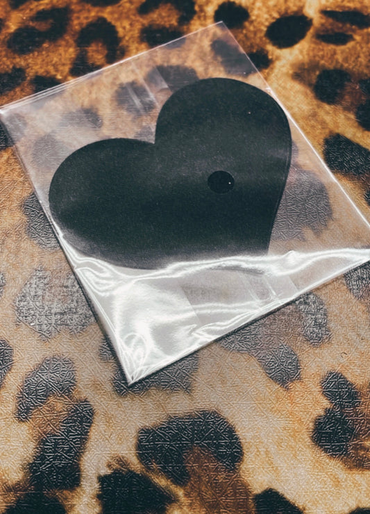 HEART SHAPED SELF ADHESIVE NIPPLE COVERS