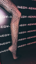 Load image into Gallery viewer, BLACK SPIDERWEB NYLON TIGHTS
