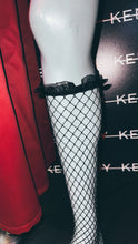 Load image into Gallery viewer, FISHNET KNEE HIGH SOCKS WITH FRILL

