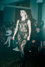 Load image into Gallery viewer, ‘SACRILEGE’ lace stretch high cut bodysuit
