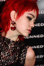 Load image into Gallery viewer, KENNEDY X CURIOUS CASKET “CHERRY BOMB” HOOP EARRINGS
