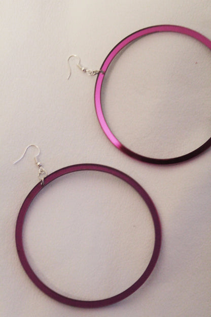 Extra AF hoops in purple