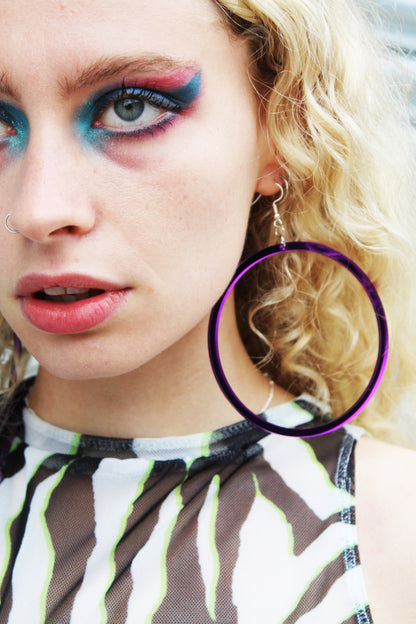 Extra AF hoops in purple
