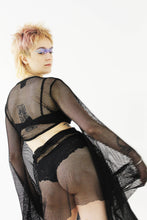 Load image into Gallery viewer, STEVIE&#39;S GONE ROGUE FISHNET MINI SKIRT
