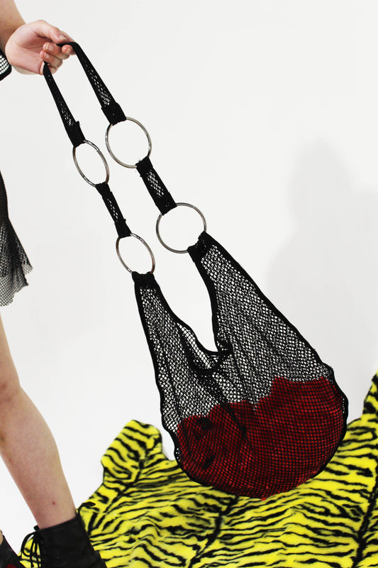 STEVIE'S GONE ROGUE FISHNET SHOPPER BAG
