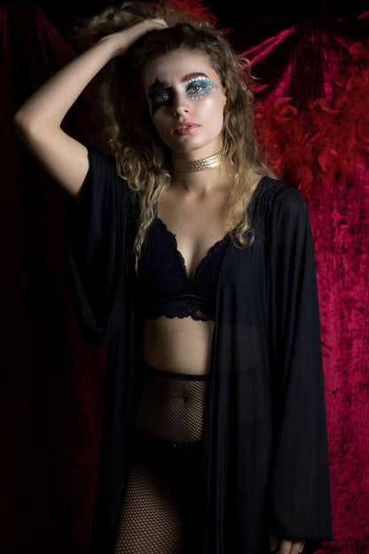 SLEAZY ROCK AND ROLL MAXI ROBE