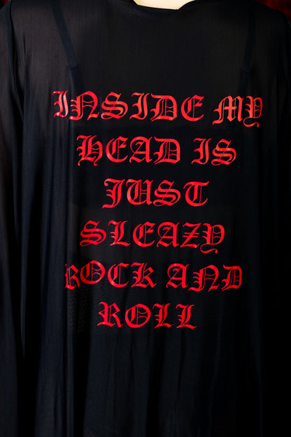 SLEAZY ROCK AND ROLL MAXI ROBE