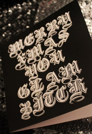 Glam Bitch Christmas Card